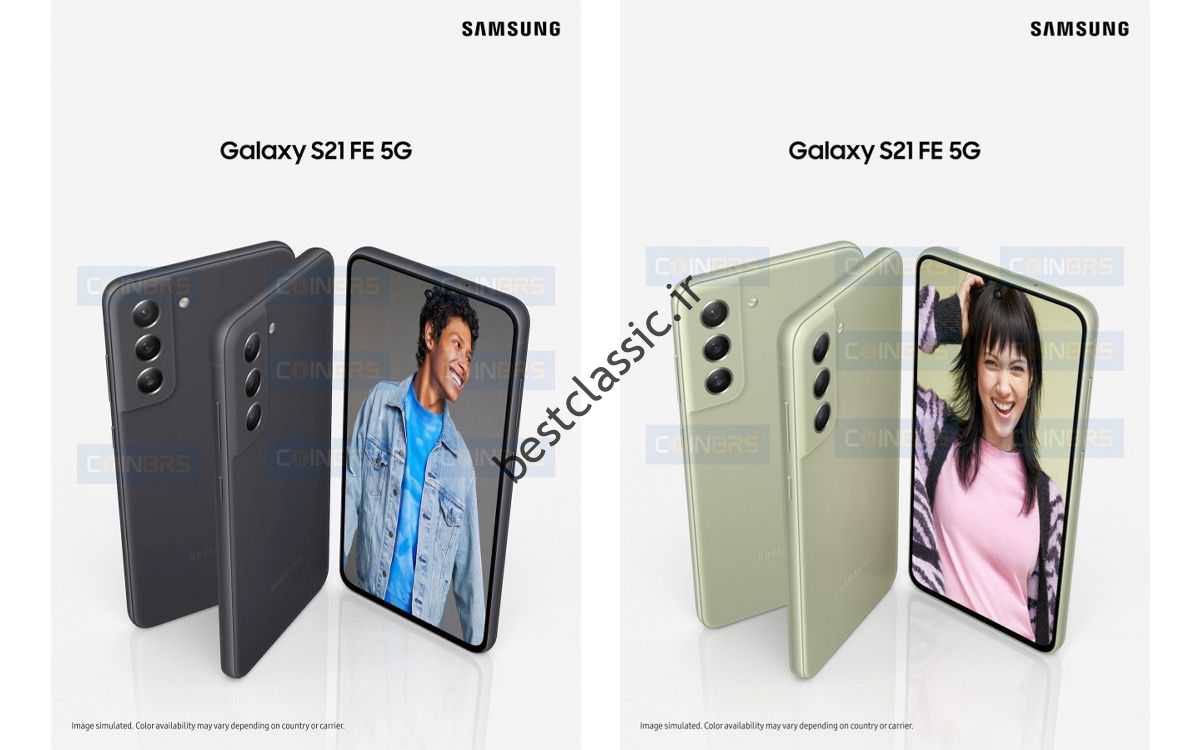 تبلیغات بازاریابی در دو رنگ برای Galaxy S21 FA